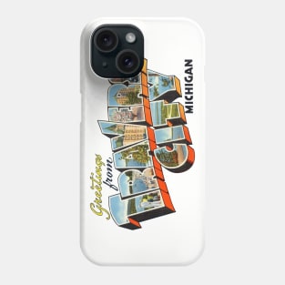 Greetings from Traverse City Michigan Phone Case