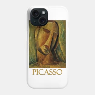 The Head of a Woman (1908) by Pablo Picasso Phone Case