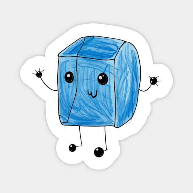 Ducky - Ice Cube Man Magnet by DuckyDee
