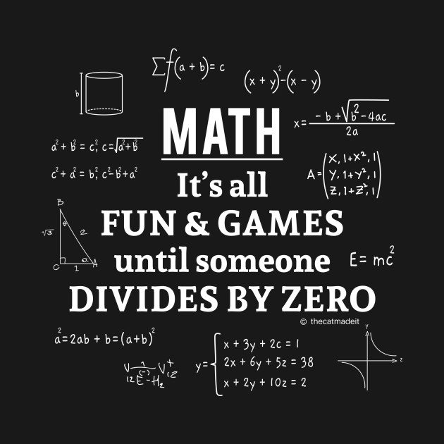 Disover Math It's All Fun and Games - Math Its All Fun And Games - T-Shirt