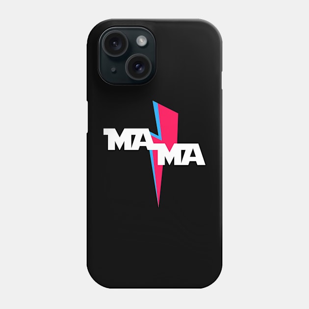 Mama with lightning bolt, mama lightning bolt, mother, mom Phone Case by euheincaio