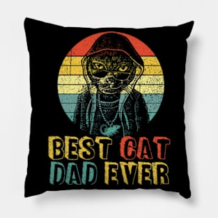 Best Cat Dad Ever Club 8 Pillow