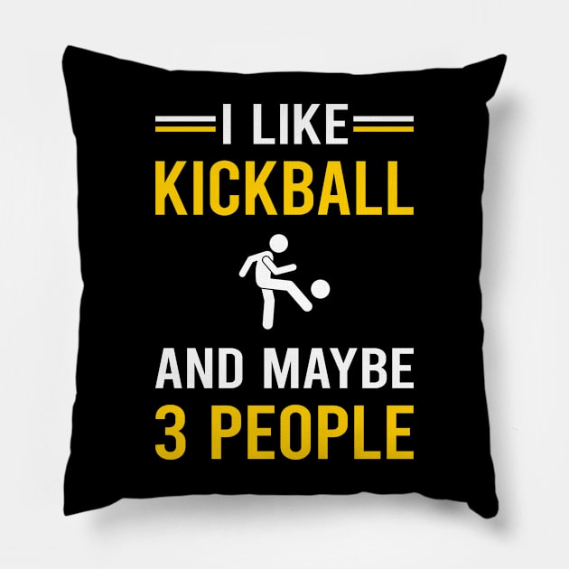 3 People Kickball Pillow by Bourguignon Aror