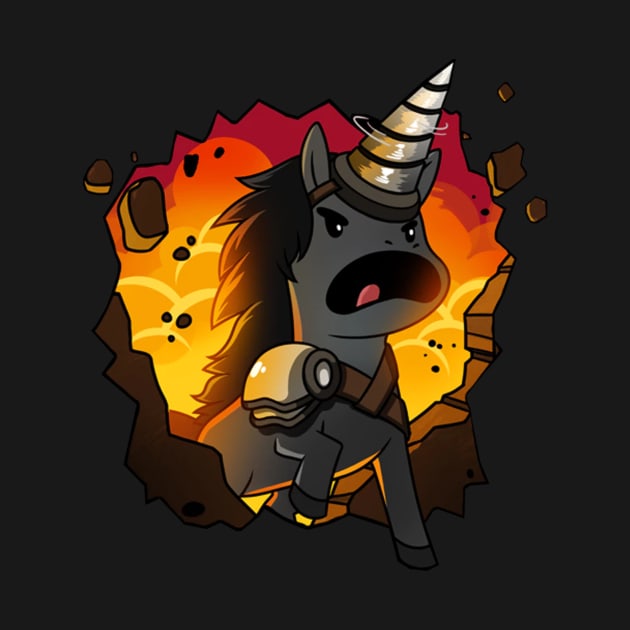 Unstable Unicorns Extremely Destructive Unicorn by StebopDesigns