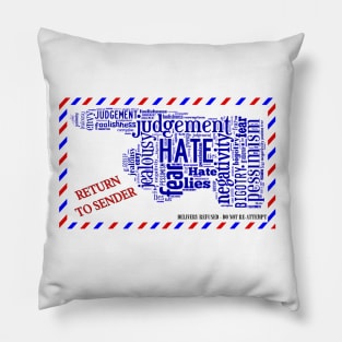 HATE: Return to Sender - Envelope Pillow