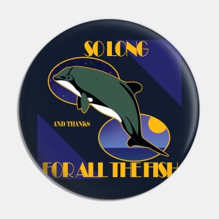 Hitchhicker´s Chilean dolphin Pin