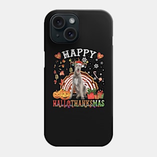 Halloween - Thanksgiving - Christmas Irish Wolfhound XMas Phone Case