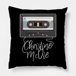 Love Music Christine Proud Name Awesome Cassette Pillow