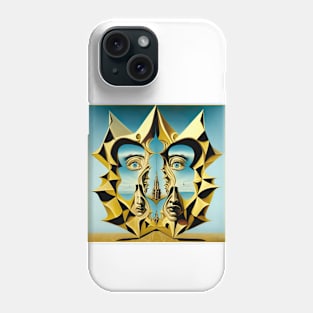 [AI Art] Symmetry, inspired by the works of Salvador Dali Phone Case