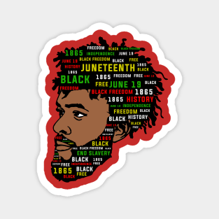 Juneteenth Man Magnet