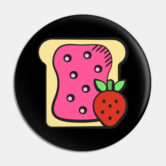 Strawberry Jam Bread Pin by Teravitha