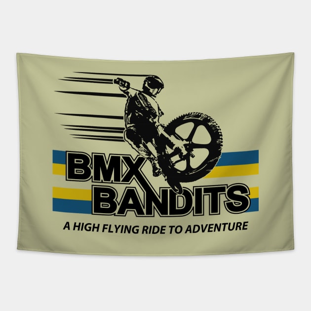 Mod.7 BMX Bandits Bikers Tapestry by parashop