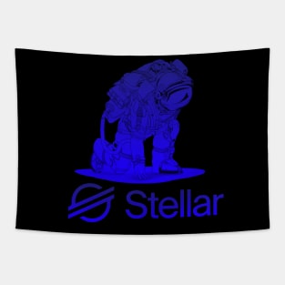 Stellar lumens coin Crypto coin Cryptocurrency Tapestry