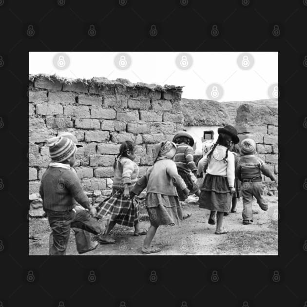 Vintage Children at Peru by In Memory of Jerry Frank