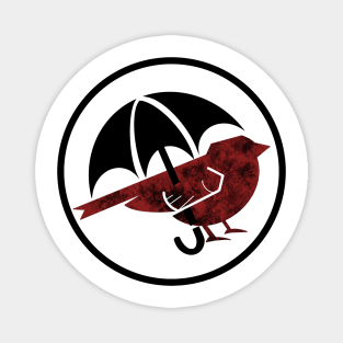 The Umbrella Sparrow Academy Logo Magnet