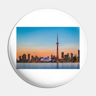 City of Toronto skyline the six Pin