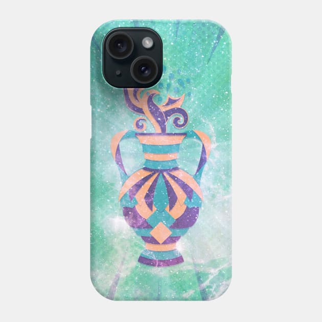 Aquarius Astrological Sign Phone Case by Gemini DayDreamer