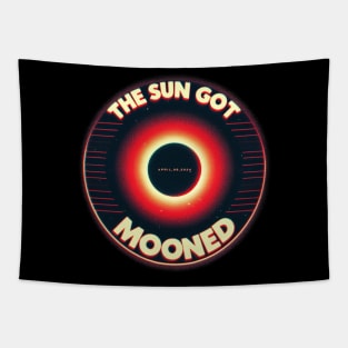 The Sun Got Mooned - Total Solar Eclipse 2024 Tapestry