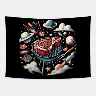 Space BBQ Tapestry