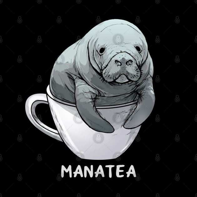 Funny manatee, Manatea pun by Ryuvhiel