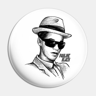 Pauline Black The Selecter vintage hand drawing design Pin