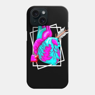 Neon Heart Phone Case