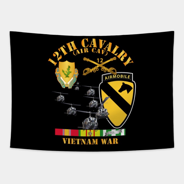 12th Cavalry (Air Cav) - 1st  Cav Division w SVC Tapestry by twix123844