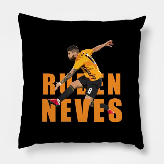 Ruben Neves Pillow by Webbed Toe Design's