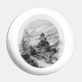 Monastery in the forest Pin