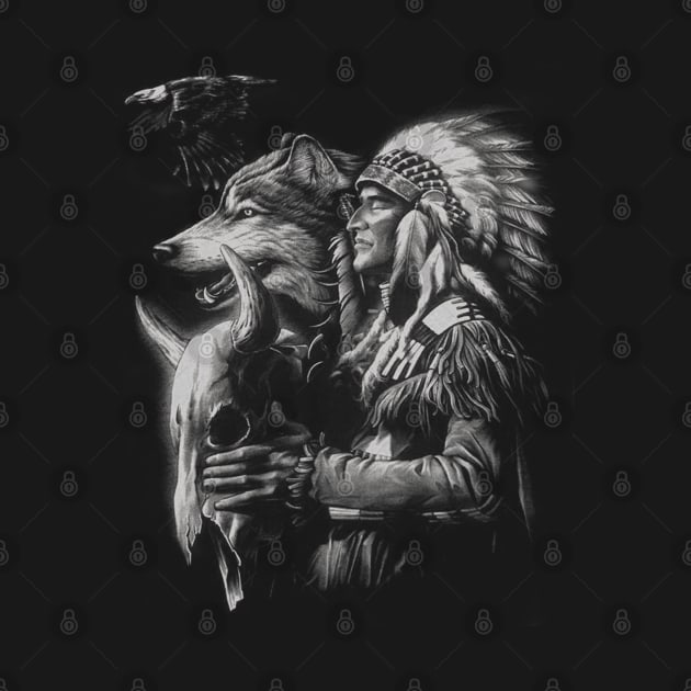 Native American spirit by GNDesign