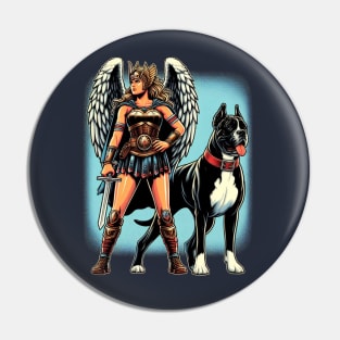 A Valkyrie & Her Dog V3 Pin