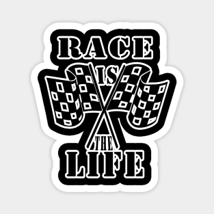 race is life Magnet