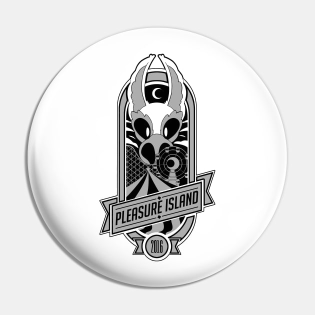 Pleasure Island 2016 (silver) Pin by silverpup