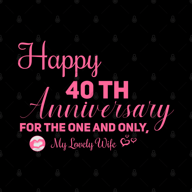 Happy 40th anniversary for the one and only, My lovely wife by Aloenalone