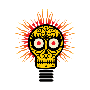 Lightbulb skull T-Shirt