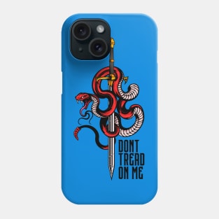 Dont Tread on Me - Red Phone Case