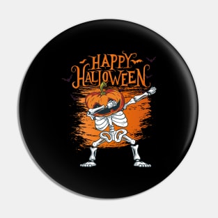 Halloween Happy Halloween dabbing Pumpkin Costume Pin