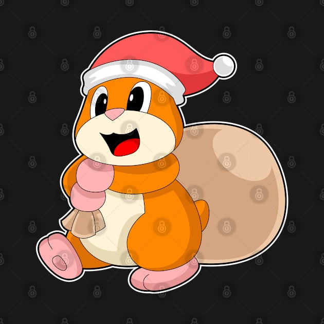 Hamster Christmas Sack by Markus Schnabel