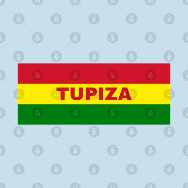 Tupiza City in Bolivian Flag Colors by aybe7elf