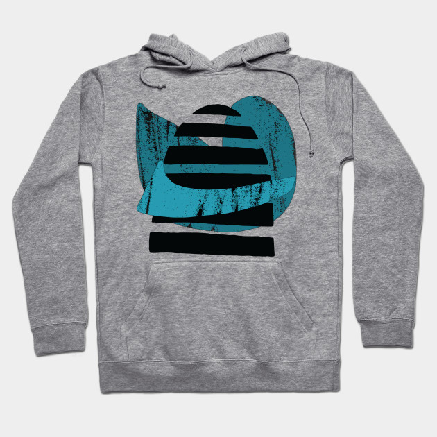 Abstract Blue And Black Abstract Hoodie Teepublic Au