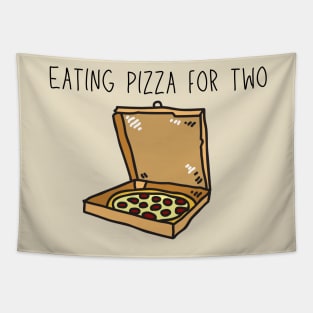 Eating Pizza For Two | Pizza Box Tapestry