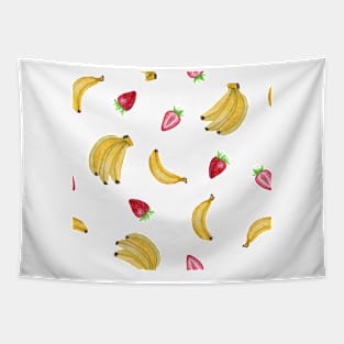 Strawberry Banana Pattern Designs Tapestry