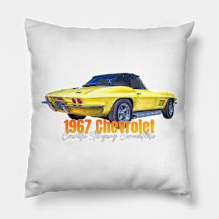 1967 Chevrolet Corvette Stingray Convertible Pillow