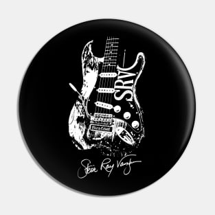 Stevie Ray Vaughan Number One Guitar Pin