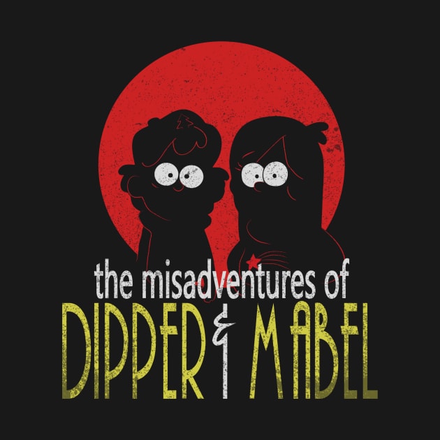 The Misadventures of Dipper and Mabel by Retro Meowster