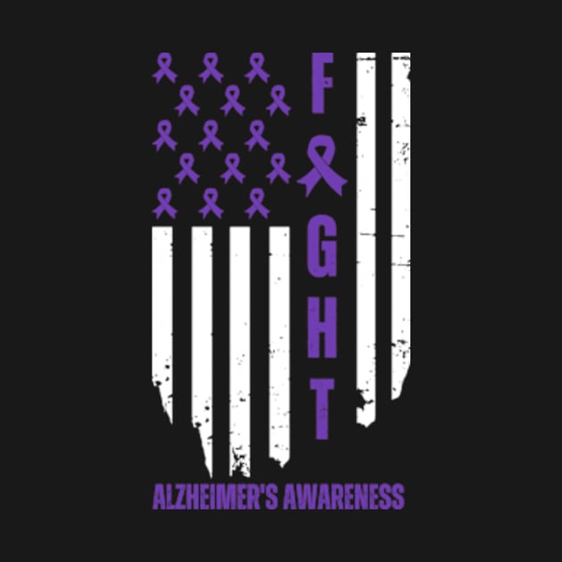 American Alzheimer's Fighter Dad Mom by Davidsmith