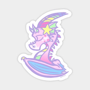 80's Pastel Toy Dragon Magnet