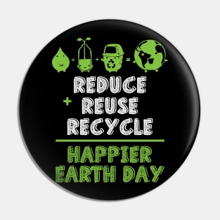 Happier earth day Pin