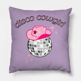 disco cowgirl Pillow