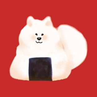 Rice Cake Samoyed Dog T-Shirt